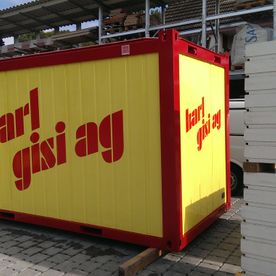 Seiler Malergeschäft AG - Spritzarbeit Baucontainer